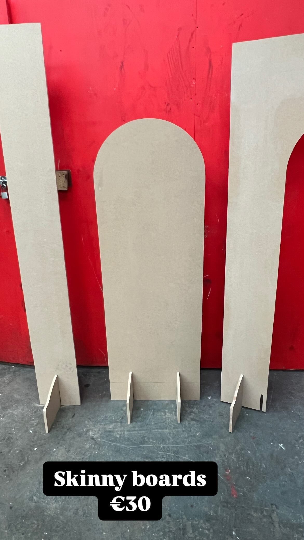 Skinny sailboards