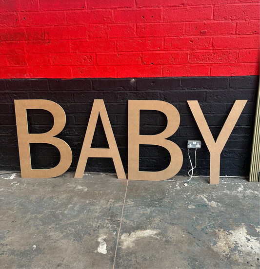 Letter cut outs